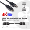 HDMI 2.0 4K60Hz UHD forgó csatlakozó 2m