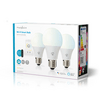 Nedis WIFILRW30E27 SmartLife E27 LED Izzó, 3 db Nedis WIFILRW30E27 SmartLife E27 LED Izzó, 3 db