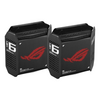 Asus ROG Rapture GT6 (2-Pack) Tri-Band WiFi 6 Mesh Rendszer, fekete Asus ROG Rapture GT6 (2-Pack) Tri-Band WiFi 6 Mesh Rendszer, fekete