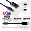Club 3D CAC-1080 DisplayPort 1.4 - HDMI 2.0b Adapter Club 3D CAC-1080 DisplayPort 1.4 - HDMI 2.0b Adapter