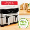 Tefal EY905D10 Dual Easy Fry & Grill Forrólevegős sütő Tefal EY905D10 Dual Easy Fry & Grill Forrólevegős sütő