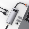 Baseus Metal Gleam 6-in-1 USB Type-C HUB (CAHUB-CW0G)