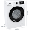 Gorenje W1NGPI61SBS Elöltöltős mosógép Gorenje W1NGPI61SBS Elöltöltős mosógép