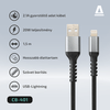 CB401G STEELY USB-Lightning 1.5m kábel