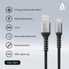 Avax CB401G Steely USB-Lightning kabel, 1,5 m Avax CB401G Steely USB-Lightning kabel, 1,5 m