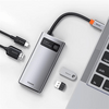 Baseus Metal Gleam 4-in-1 USB Type-C HUB (CAHUB-CY0G)