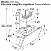 Kürtős páraelszívó,90 cm
