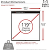 Elite Screens M119XWS1 119 Elite Screens M119XWS1 119
