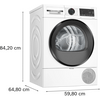 Bosch WQG243DNBY Hőszivattyús szárítógép Bosch WQG243DNBY Hőszivattyús szárítógép