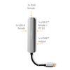 NedisUSB-C 4-in-1 Multi-Port Adapters