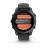 Garmin fenix E 47mm Okosóra, sötétszürke acél (010-03025-01)