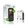Evolveo StrongPhone Q1 Dual SIM mobiltelefon, fekete/narancs Evolveo StrongPhone Q1 Dual SIM mobiltelefon, fekete/narancs