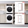 LG WT1210WWF WashTower Mosógép + szárítógép LG WT1210WWF WashTower Mosógép + szárítógép