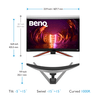 BenQ Monitor 27 coll - EX2710R