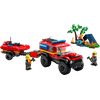 LEGO® City 4x4 vatrogasno vozilo sa spasilačkim čamcem (60412) LEGO® City 4x4 vatrogasno vozilo sa spasilačkim čamcem (60412)