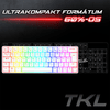Spirit of Gamer Billentyűzet Mechanikus - XPERT K200 White  (TKL, SOG red, RGB LED,USB, anti-ghosting, fehér, magyar)
