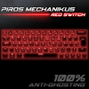 Spirit of Gamer Billentyűzet Mechanikus - XPERT K200 White  (TKL, SOG red, RGB LED,USB, anti-ghosting, fehér, magyar)