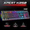 Spirit Of Gamer Xpert K250 Mechanikus billentyűzet, red switch, magyar (CLA-XK250BK)