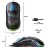 Spirit of Gamer S-PM4 RGB Gamer egér, fekete Spirit of Gamer S-PM4 RGB Gamer egér, fekete