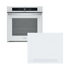 Whirlpool WOI4S8CM1SWA Beépíthető sütő + Whirlpool WL S5360 BF/W Beépíthető indukciós főzőlap