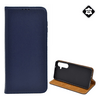 Gigapack Samsung Galaxy S24 Valódi bőr flip tok, sötétkék (GP-152422)