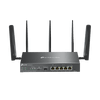 TP-LINK Vezetékes Omada AX3000 VPN Router 1xWAN(1000Mbps) + 4xLAN(1000Mbps) + 1xSFP + 1xSIM, ER706W-4G