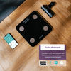 TrueLife FitScale W1 BT Okosmérleg, fekete (TLCSMFSW1NNBA)