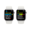 Apple Watch Series 8 Cellular 41mm ezüst roszdamentes tok , fehér Sport szíj - Regular (MNJ53CM/A) Apple Watch Series 8 Cellular 41mm ezüst roszdamentes tok , fehér Sport szíj - Regular (MNJ53CM/A)