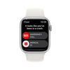 Apple Watch Series 8 GPS 45mm ezüst Aluminium tok , fehér Sport szíj - Regular (MP6N3CM/A) Apple Watch Series 8 GPS 45mm ezüst Aluminium tok , fehér Sport szíj - Regular (MP6N3CM/A)