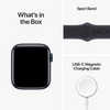 Apple Watch SE (2022) GPS 40mm éjfekete Aluminium tok , éjfekete Sport szíj - Regular Apple Watch SE (2022) GPS 40mm éjfekete Aluminium tok , éjfekete Sport szíj - Regular