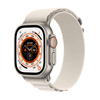Apple Watch Ultra Cellular, 49mm Titán tok, csillagfény Alpesi pánt - Medium (MQFR3CM/A) Apple Watch Ultra Cellular, 49mm Titán tok, csillagfény Alpesi pánt - Medium (MQFR3CM/A)