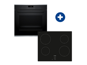Bosch HBG272EB3 Serie 4 Beépíthető sütő+Bosch PUG61RAA5E Beépíthető indukciós főzőlap Bosch HBG272EB3 Serie 4 Beépíthető sütő+Bosch PUG61RAA5E Beépíthető indukciós főzőlap