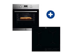Electrolux EOF3H40BX Beépíthető sütő+Electrolux EIV634 Beépíthető indukciós főzőlap Electrolux EOF3H40BX Beépíthető sütő+Electrolux EIV634 Beépíthető indukciós főzőlap