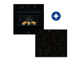 Electrolux EOD6P77WZ Beépíthető sütő+Electrolux EHF6241FOK Beépíthető kerámia főzőlap