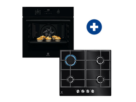 Electrolux EOD6P77WZ Beépíthető sütő + Electrolux KGG64262K Beépíthető gázfőzőlap