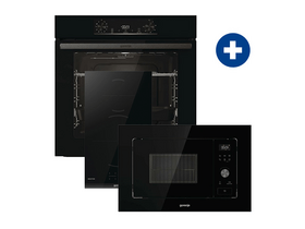 Gorenje BO6735E05B Beépíthető sütő+Gorenje GI3201BC Beépíthető indukciós főzőlap+Gorenje BM201AG1BG Beépíthető mikrohullámú sütő