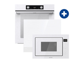 Gorenje BOS6737E06WG Beépíthető sütő + Gorenje GI6421SYWA Beépíthető indukciós főzőlap + Gorenje BM251SG2WG Beépíthető mikrohullámú sütő