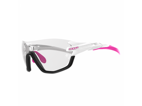 SH+ RG 5500 Reactive Fotokromatikus Sportszemüveg, fényes fehér/Pink/Flash Silver SH+ RG 5500 Reactive Fotokromatikus Sportszemüveg, fényes fehér/Pink/Flash Silver