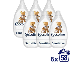 Coccolino Ultrakoncentrált öblítő Sensitive Pure,6x870ml SENPUR6X0.87L