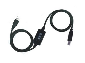 Wiretek VE595 USB-A / USB-B 10m kábel Wiretek VE595 USB-A / USB-B 10m kábel