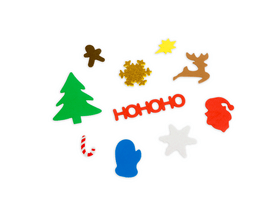 Family 58239 Karácsonyi kreatív habmatrica szett, 50 db