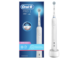 Oral-B PRO 500 elektromos fogkefe, Sensi UltraThin fejjel