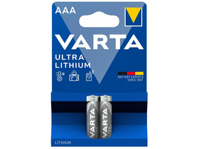 VARTA ULTRA LITHIUM mikro/ AAA/ LR03 elem BL2