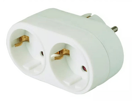 Hálózati elosztó, 2 földelt, 90°-ban elfordított aljzat (HOME NV 22-90) Hálózati elosztó, 2 földelt, 90°-ban elfordított aljzat (HOME NV 22-90)