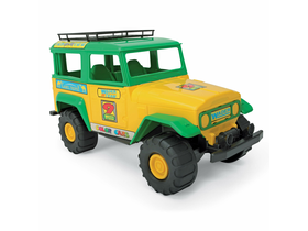 Wader Color Cars Jeep, zöld-sárga (37092)
