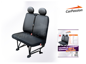 CarPassion 30202 Kétszemélyes kisteherautó ökobőr üléshúzat, 