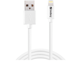 Sandberg 440-75 USB - Lightning Töltő- és adatkábel, 1 m, Fehér Sandberg 440-75 USB - Lightning Töltő- és adatkábel, 1 m, Fehér
