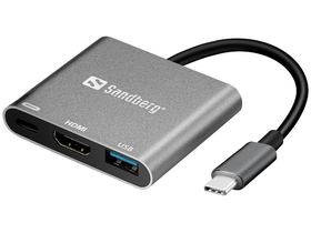 Sandberg USB-C mini dokkoló HDMI+USB (136-00) Sandberg USB-C mini dokkoló HDMI+USB (136-00)