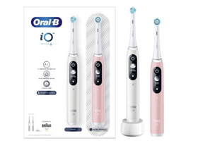 Oral-B iO6 DuoPack Fehér + Rózsaszín Elektromos fogkefe Oral-B iO6 DuoPack Fehér + Rózsaszín Elektromos fogkefe