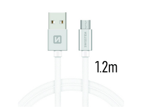 Swissten podatkovni kabel s tekstilnim premazom, USB-C/lightning MFI, 1,2 m, bijeli (71526203) Swissten podatkovni kabel s tekstilnim premazom, USB-C/lightning MFI, 1,2 m, bijeli (71526203)